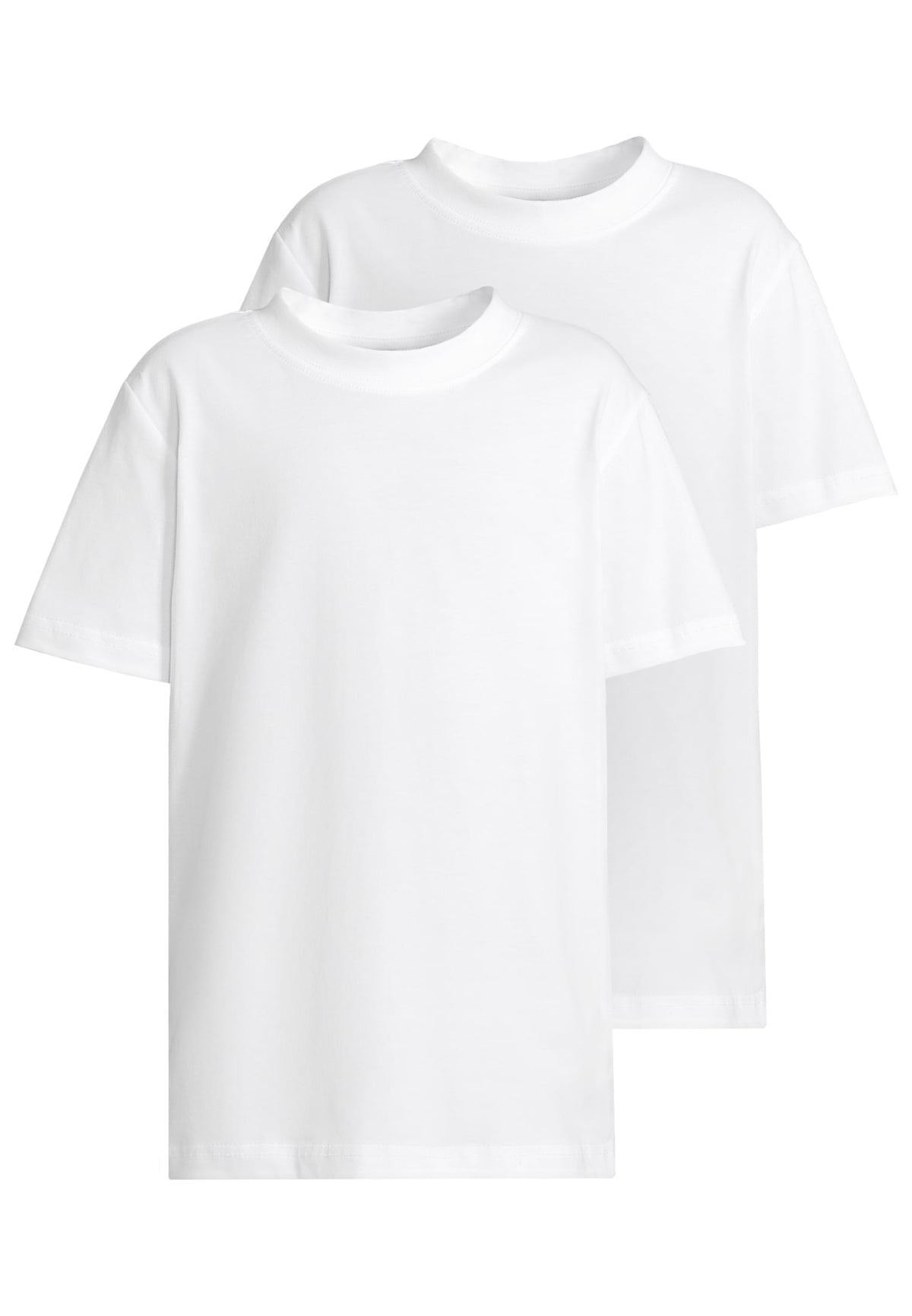 Kids Basic Tee 2-Pack in White, Detailansicht