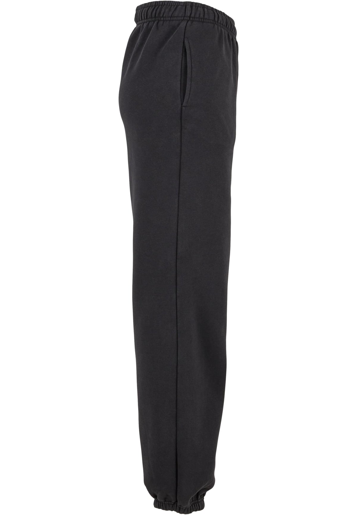 Ladies Vintage Heavy Sweatpants in Schwarz, Detailansicht