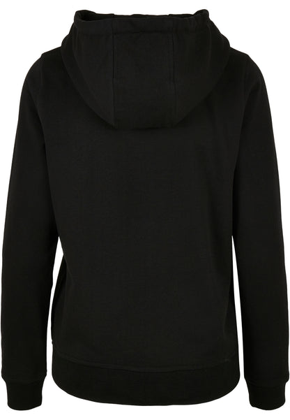 Ladies Basic Hoody in Schwarz, Rückansicht