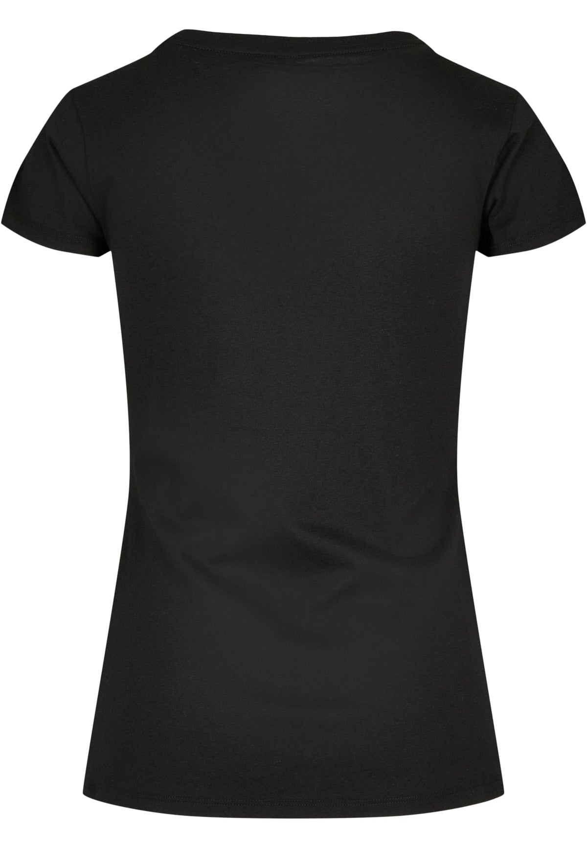 Ladies Basic Tee in Schwarz, Rückansicht