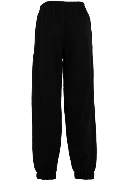 Ladies Basic Sweatpants in Schwarz, Rückansicht