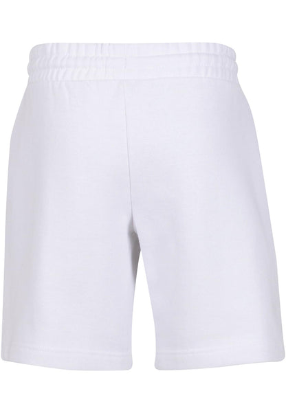 Ladies Basic Sweatshorts in White, Rückansicht