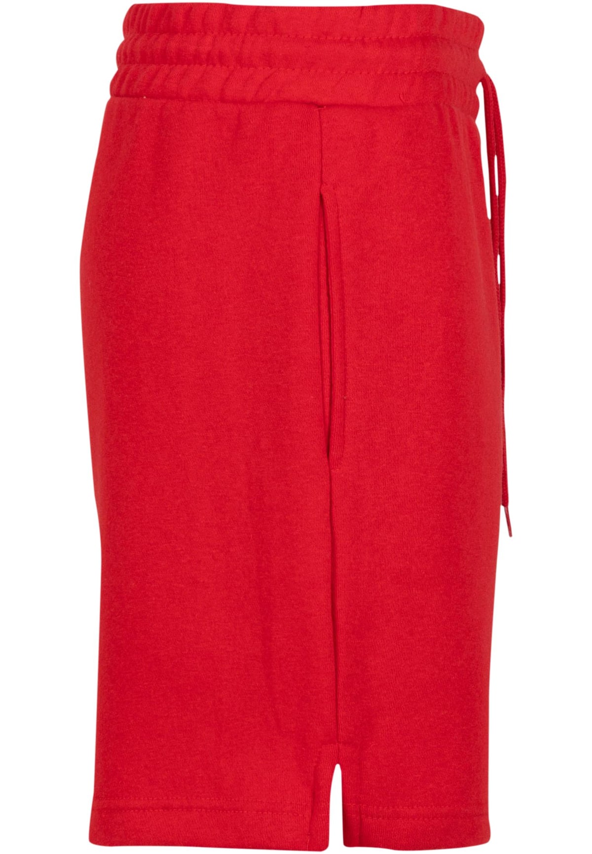Ladies Basic Sweatshorts in City Red, Detailansicht