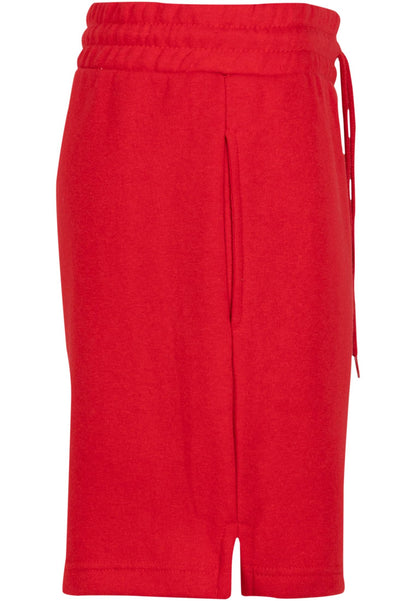 Ladies Basic Sweatshorts in City Red, Detailansicht