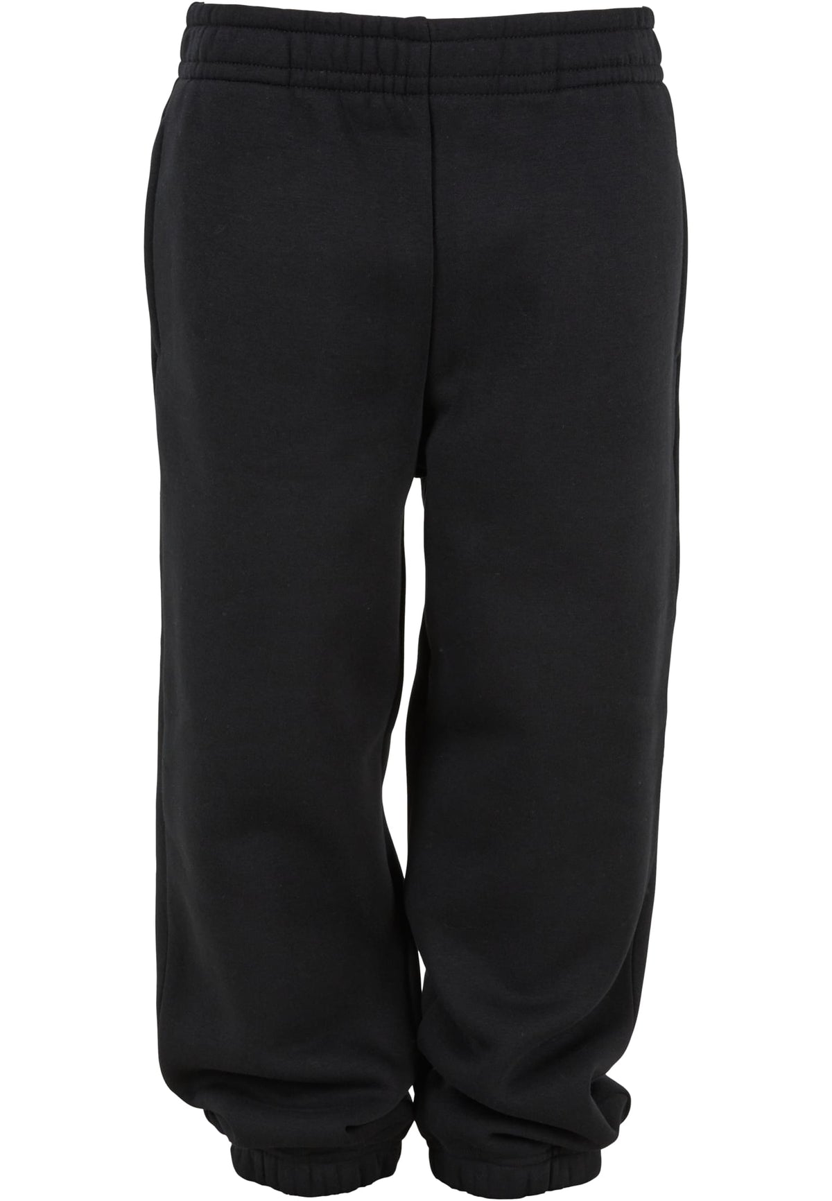 Kids Basic Sweatpants in Schwarz, Vorderansicht
