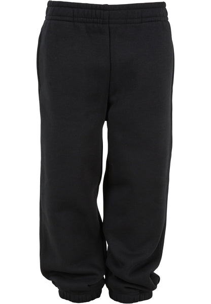 Kids Basic Sweatpants in Schwarz, Vorderansicht