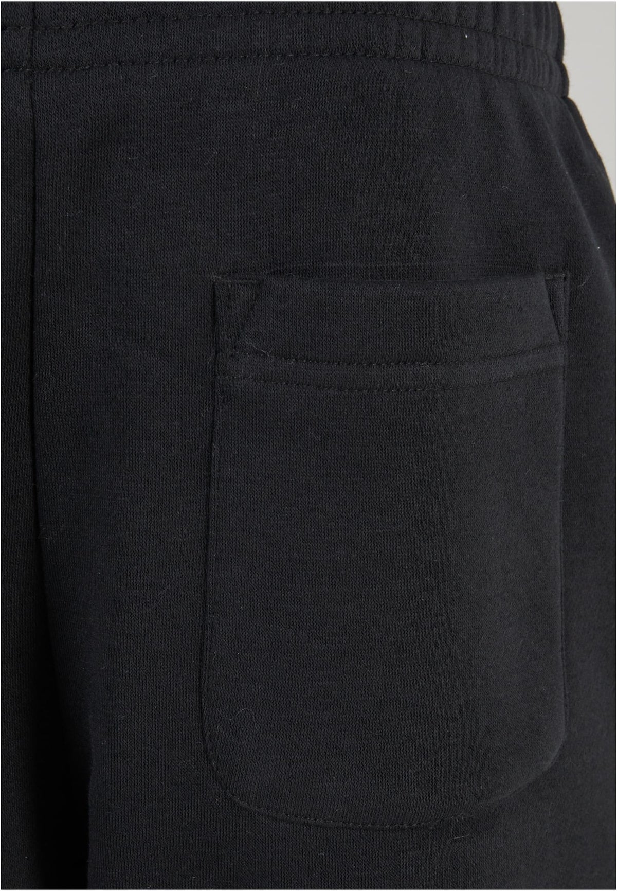 Kids Basic Sweatpants in Schwarz, Detailansicht