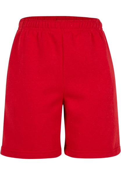 Kids Basic Sweatshorts in City Red, Vorderansicht