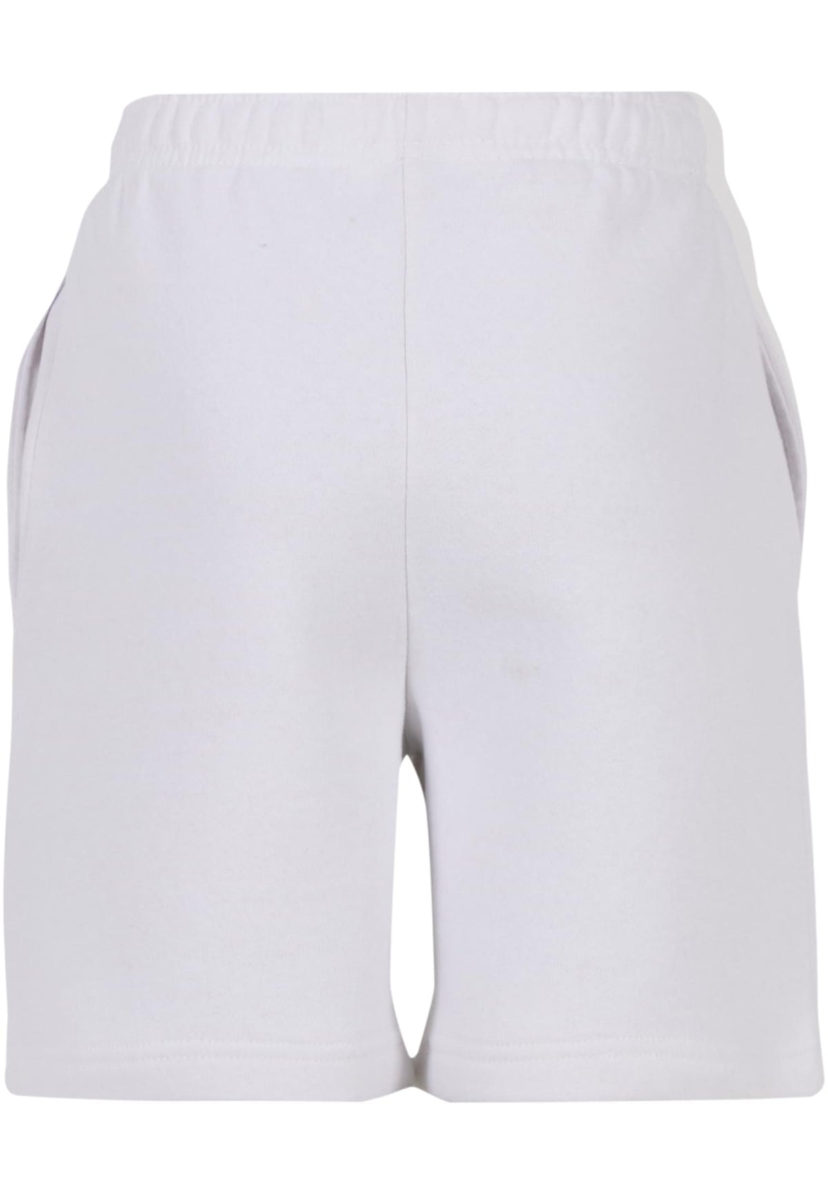 Kids Basic Sweatshorts in White, Rückansicht