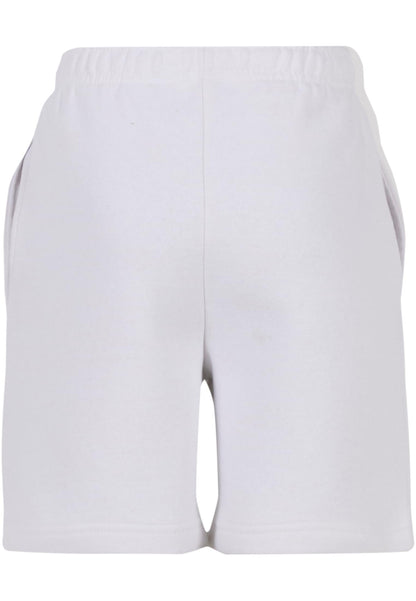 Kids Basic Sweatshorts in White, Rückansicht
