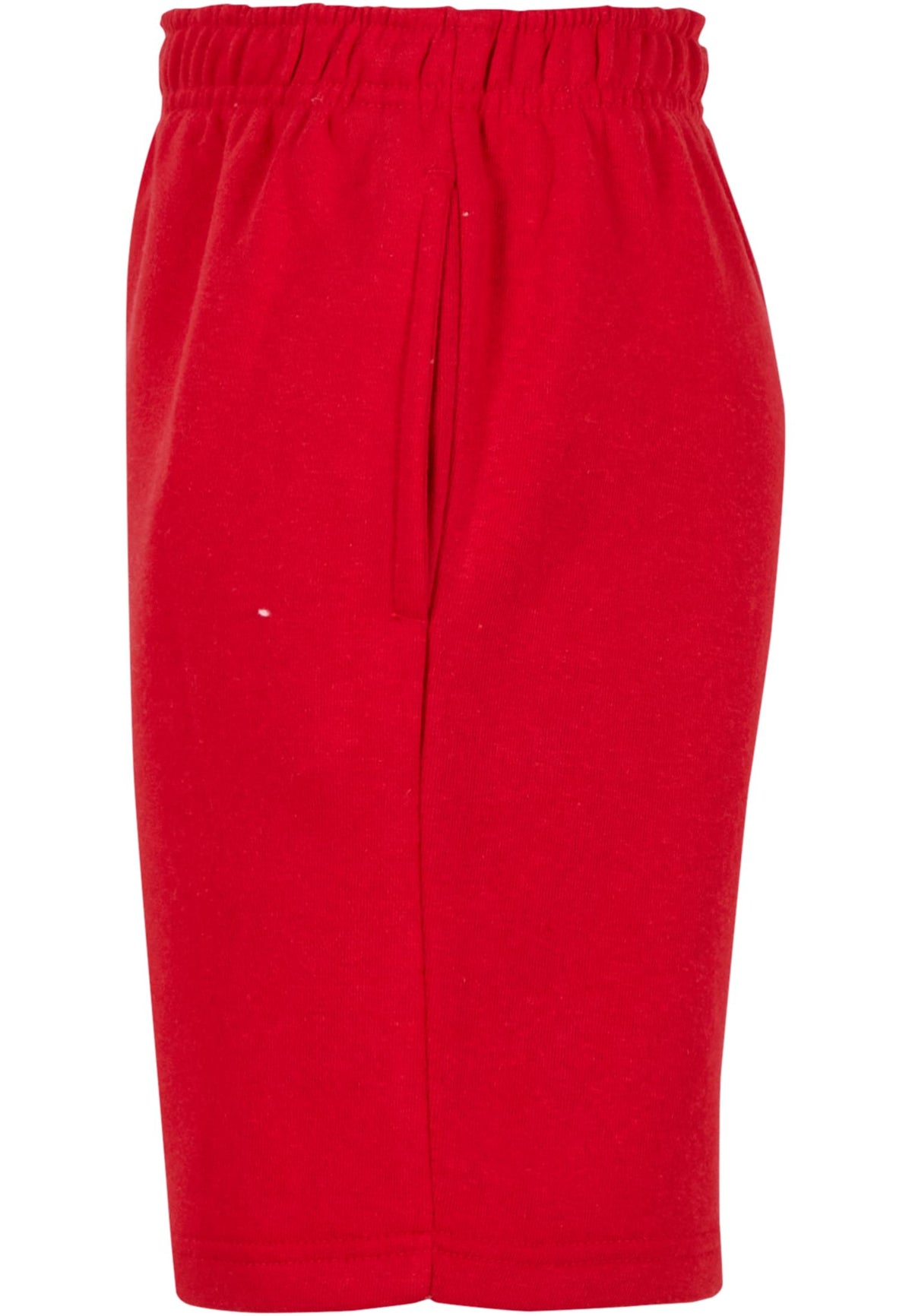 Kids Basic Sweatshorts in City Red, Detailansicht