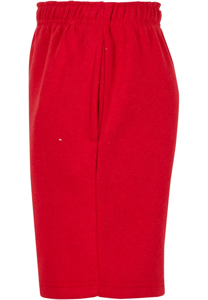 Kids Basic Sweatshorts in City Red, Detailansicht