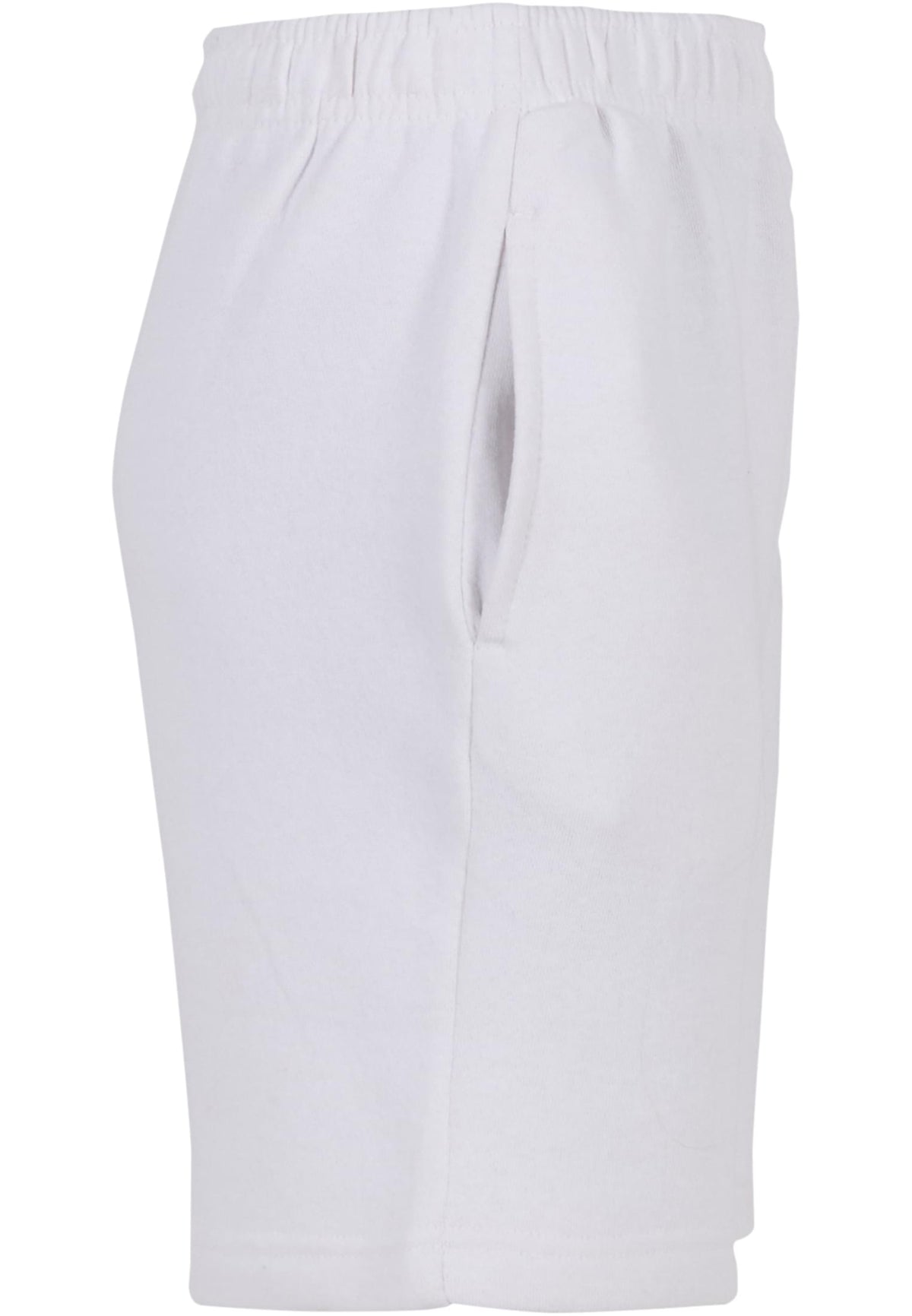Kids Basic Sweatshorts in White, Detailansicht