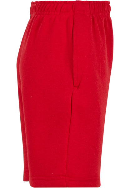 Kids Basic Sweatshorts in City Red, Detailansicht