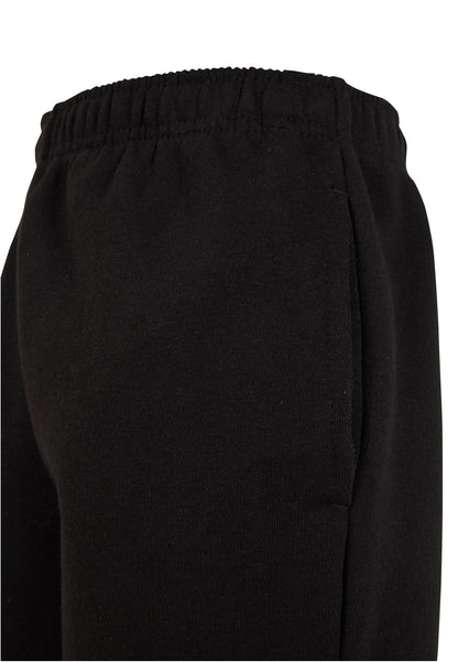 Kids Basic Sweatshorts in Schwarz, Detailansicht