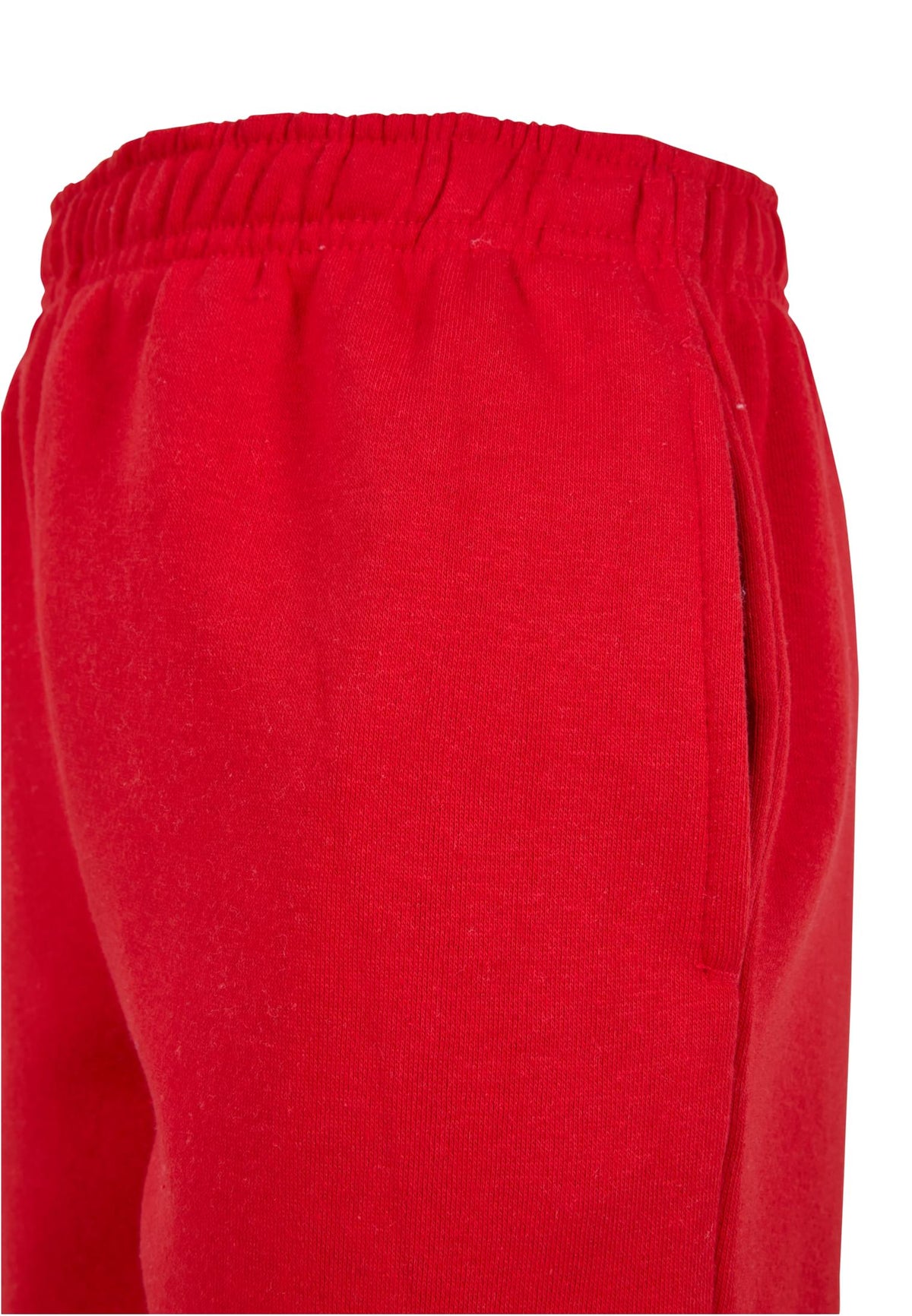 Kids Basic Sweatshorts in City Red, Detailansicht