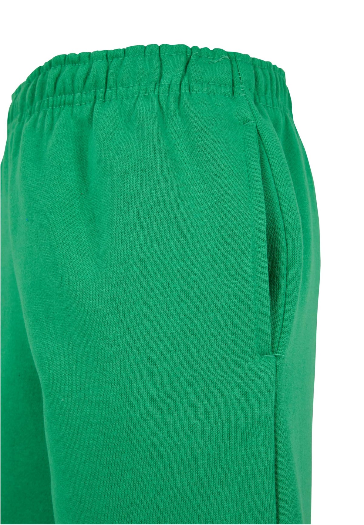 Kids Basic Sweatshorts in Grass Green, Detailansicht