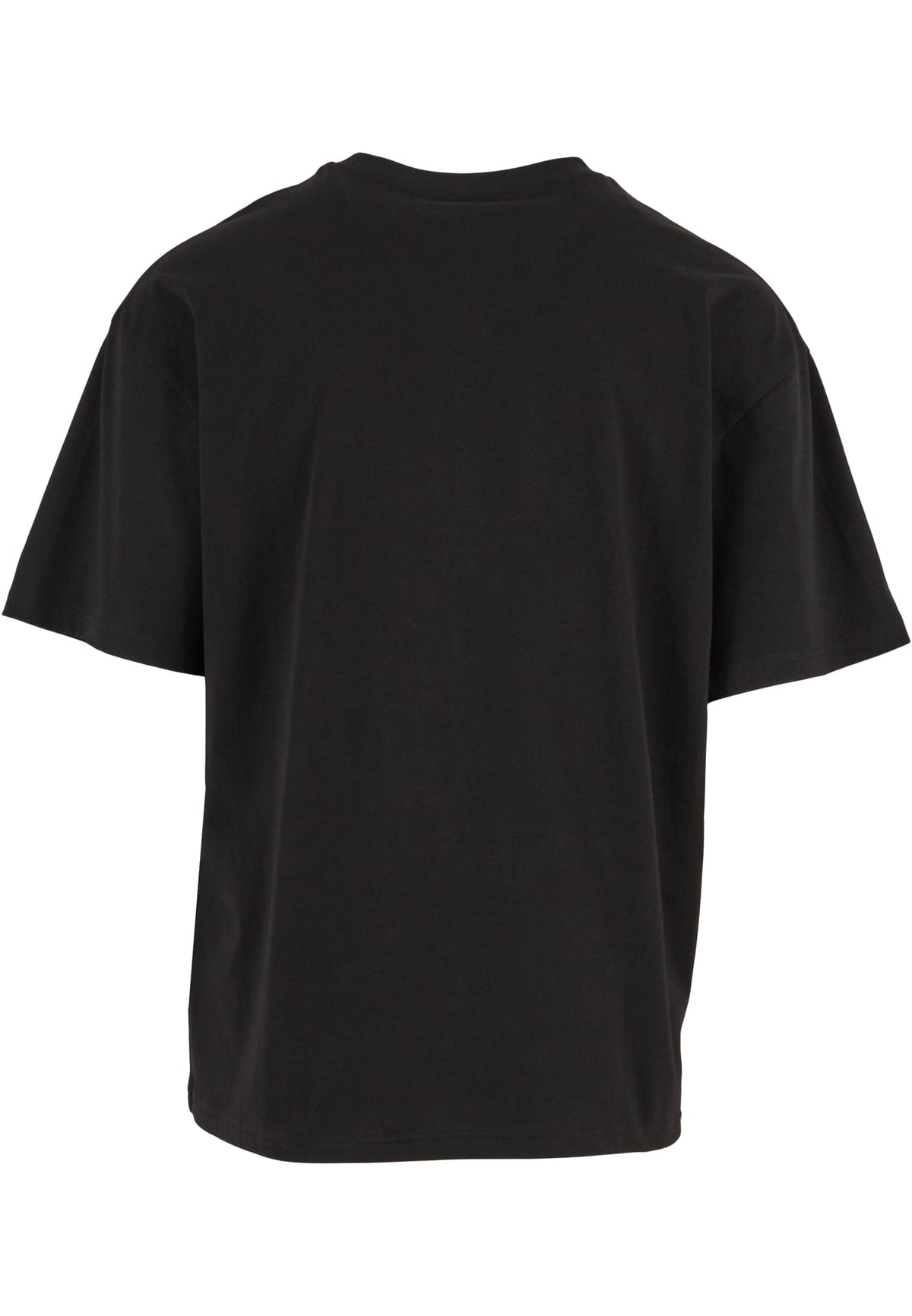 Light Basic Loose Tee in Schwarz, Rückansicht