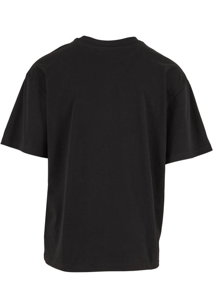 Light Basic Loose Tee in Schwarz, Rückansicht