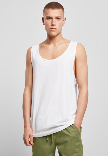 Jersey Big Tank in White, getragen