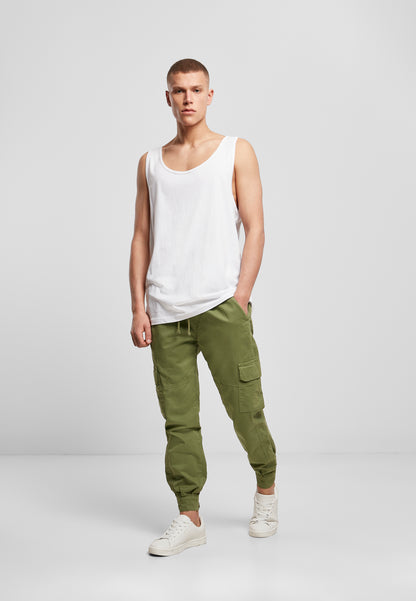 Jersey Big Tank in White, getragen