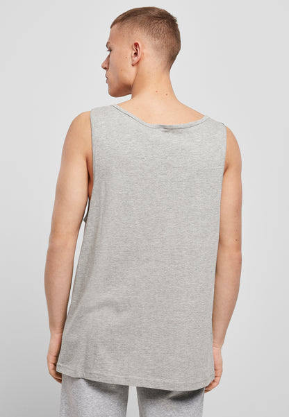 Jersey Big Tank in Heather Grey, getragen