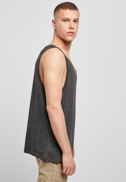 Jersey Big Tank in Charcoal, getragen