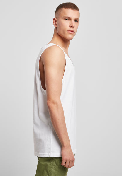 Jersey Big Tank in White, getragen