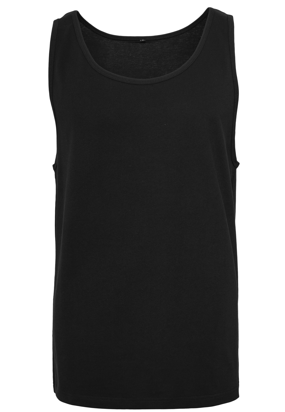 Jersey Big Tank in Schwarz, Vorderansicht