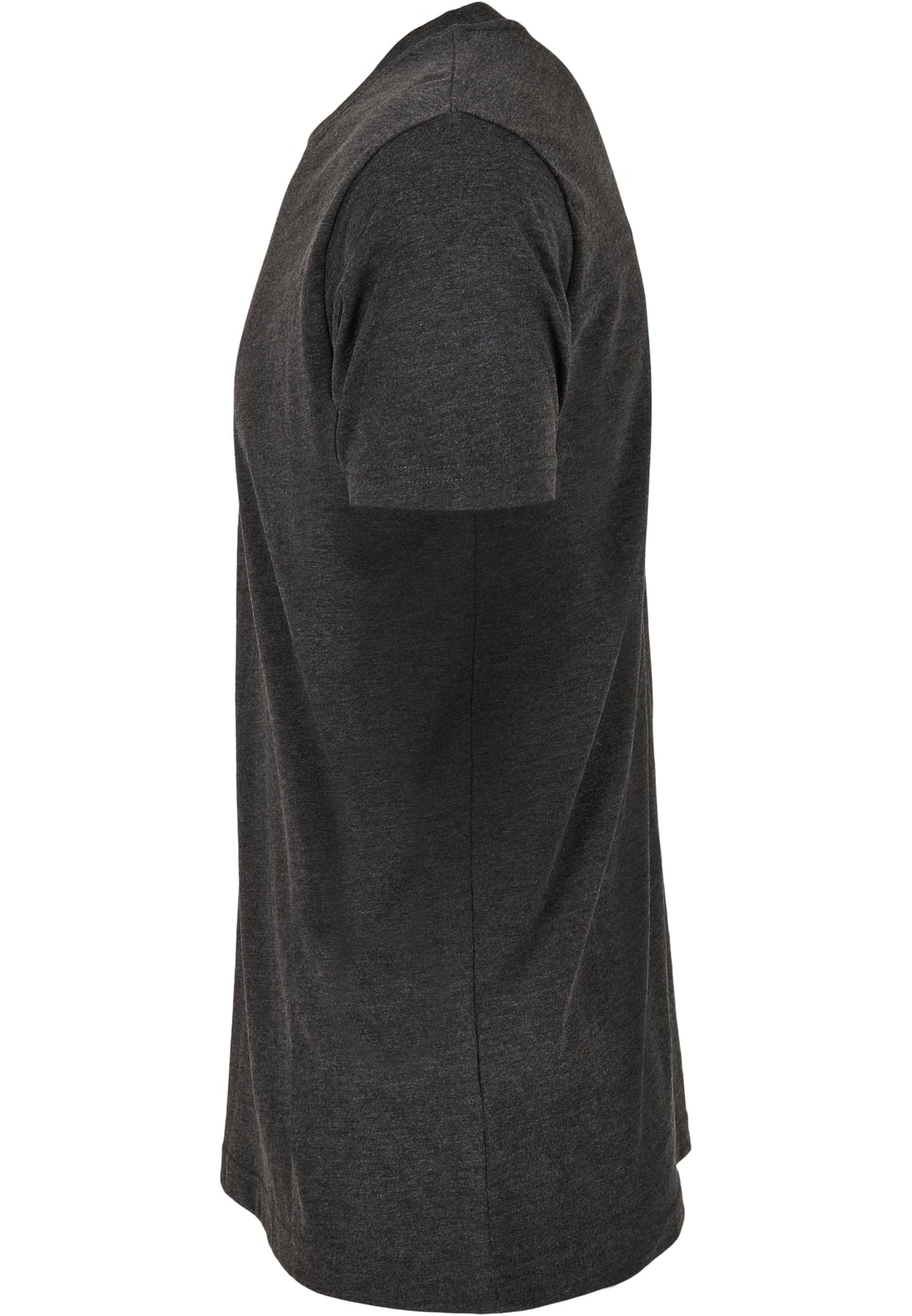 T-Shirt Round Neck in Charcoal, Detailansicht