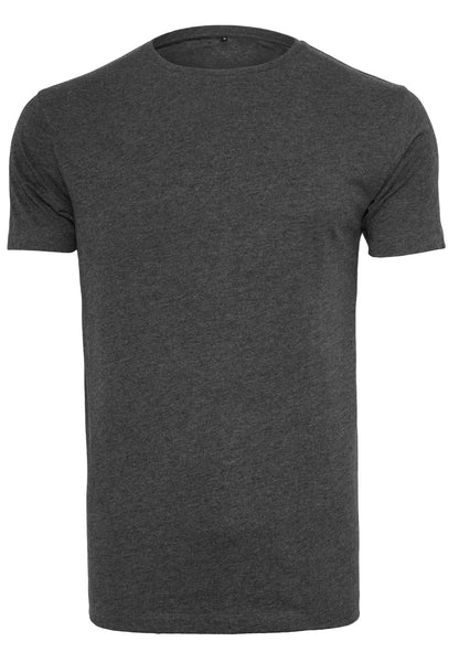 Light T-Shirt Round Neck in Charcoal, Vorderansicht