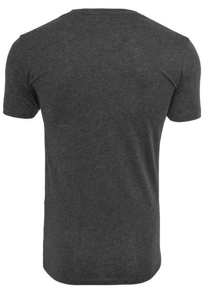 Light T-Shirt Round Neck in Charcoal, Rückansicht