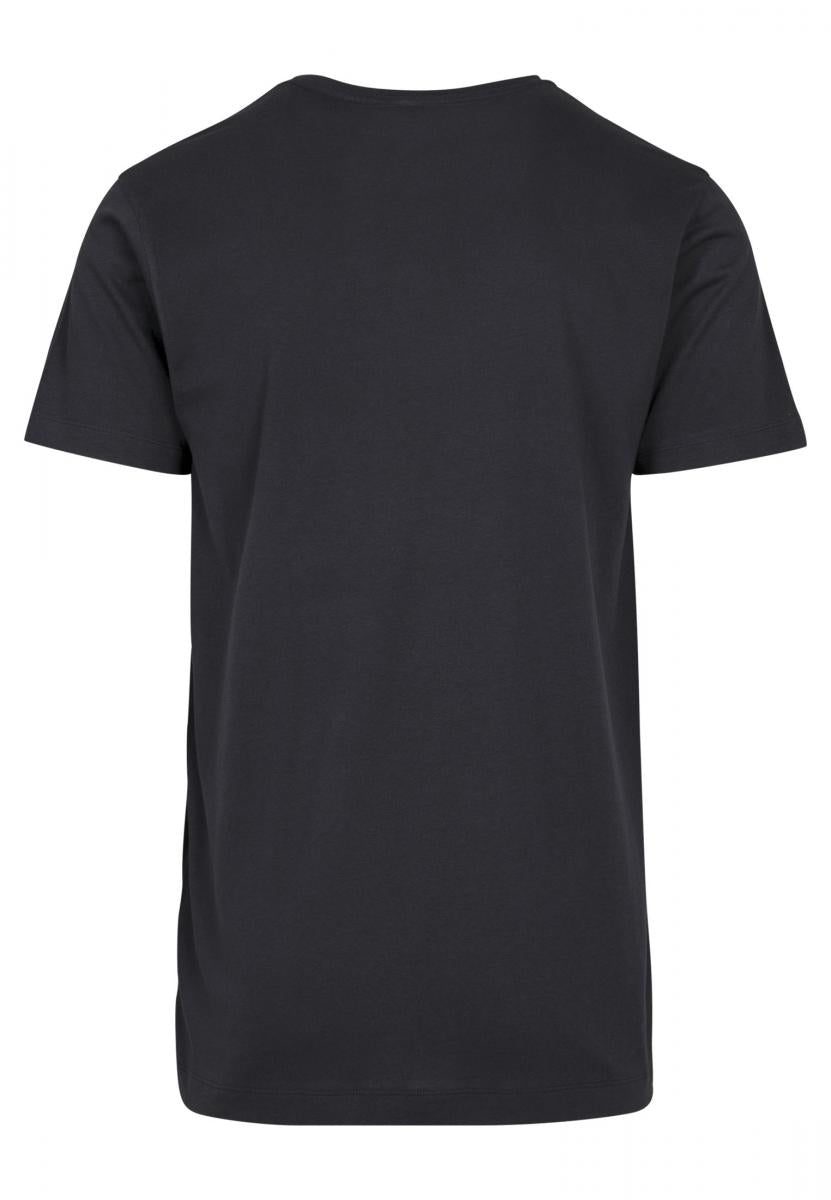 Light T-Shirt Round Neck in Navy, Rückansicht