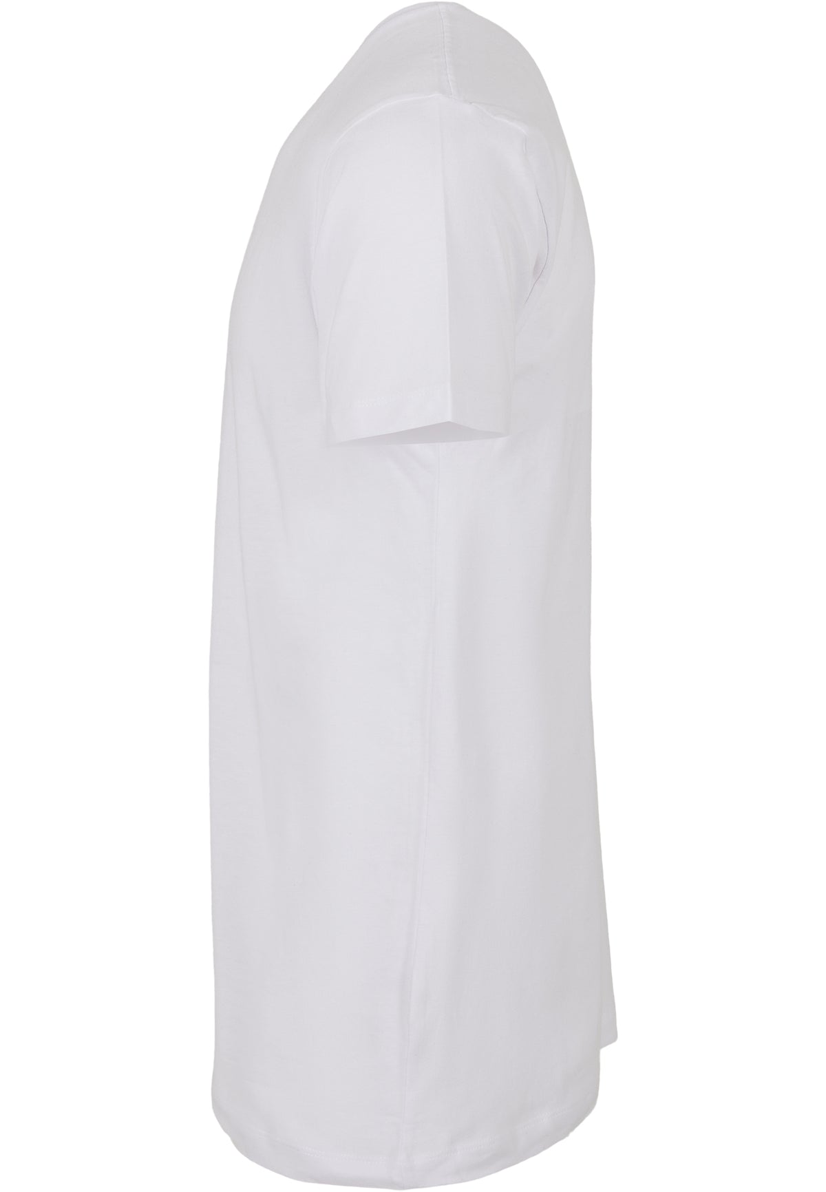 Light T-Shirt Round Neck in White, Detailansicht