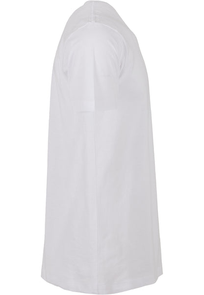 Light T-Shirt Round Neck in White, Detailansicht