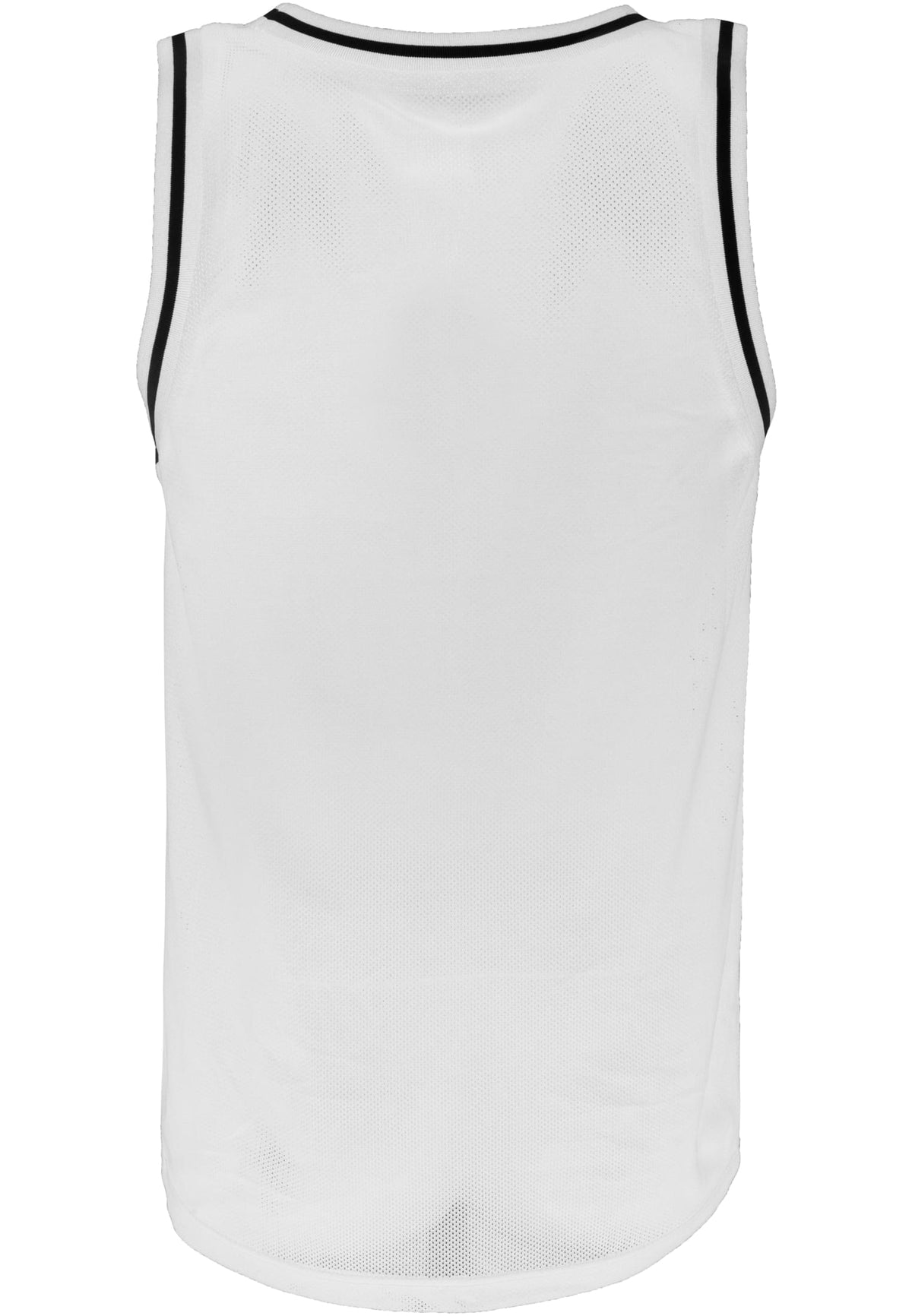 Mesh Tanktop in Wht-Blk, Rückansicht