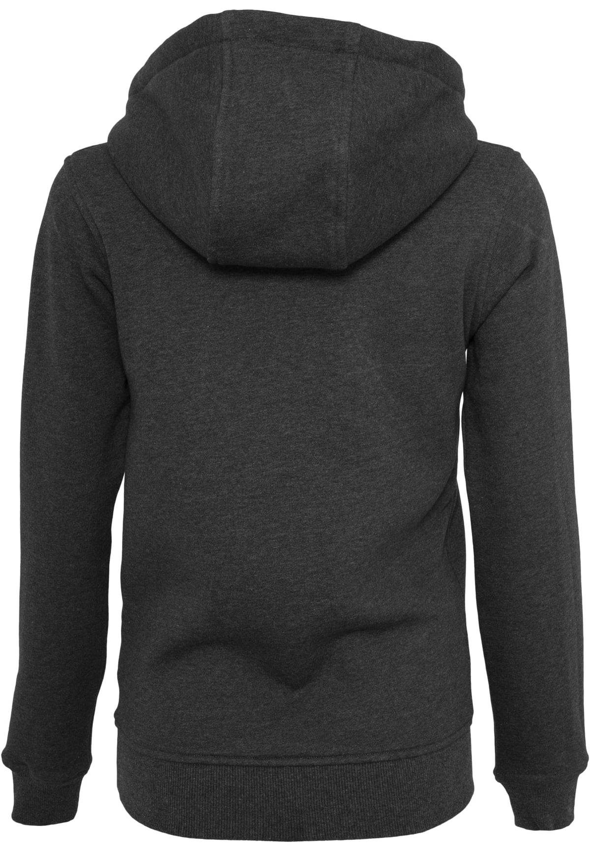 Ladies Heavy Hoody in Charcoal, Rückansicht