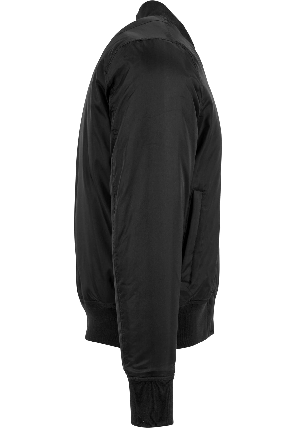 Bomber Jacket in Schwarz, Detailansicht