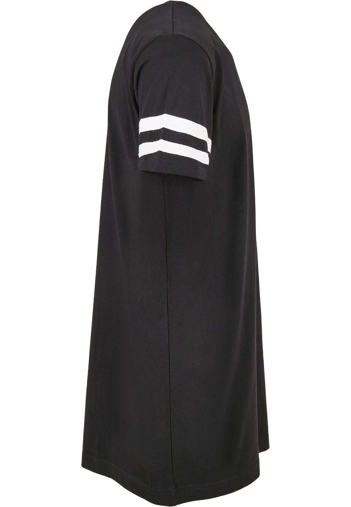 Stripe Jersey Tee in Blk-Wht, Detailansicht