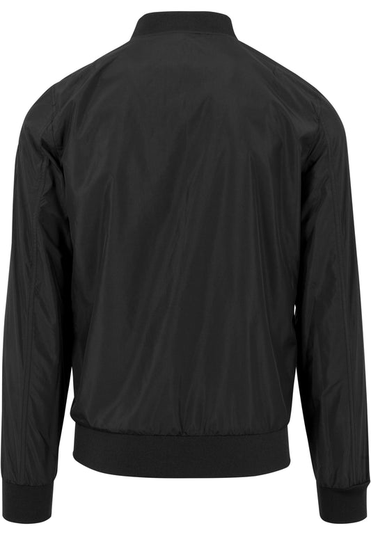 Light Bomber Jacket in Schwarz, Rückansicht