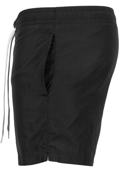 Swim Shorts in Schwarz, Detailansicht