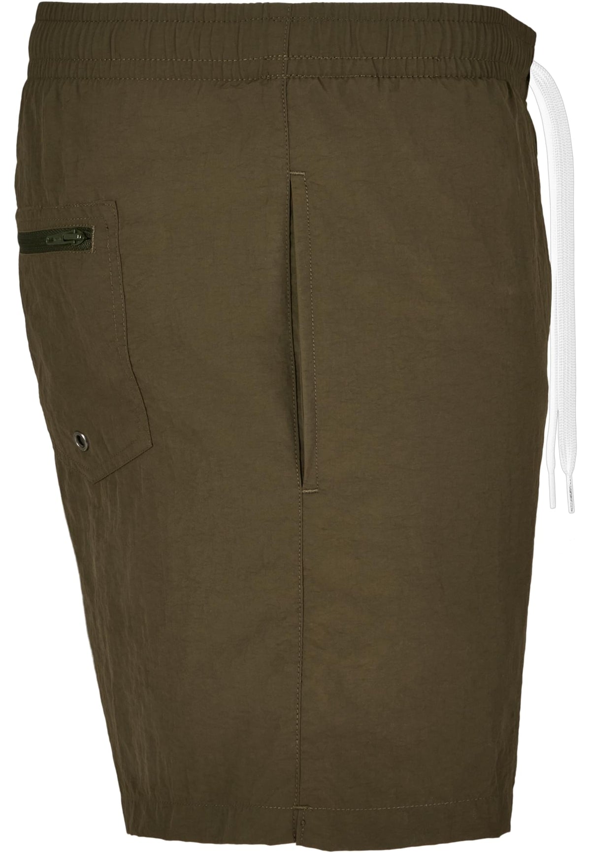 Swim Shorts in Olive, Detailansicht