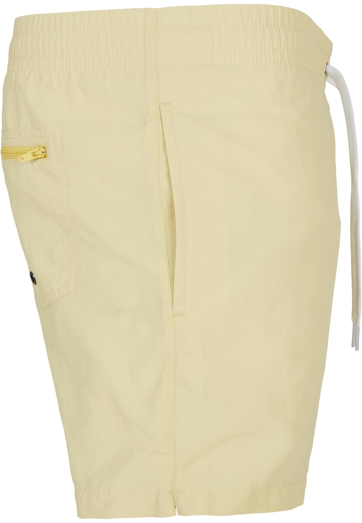 Swim Shorts in Soft Yellow, Detailansicht