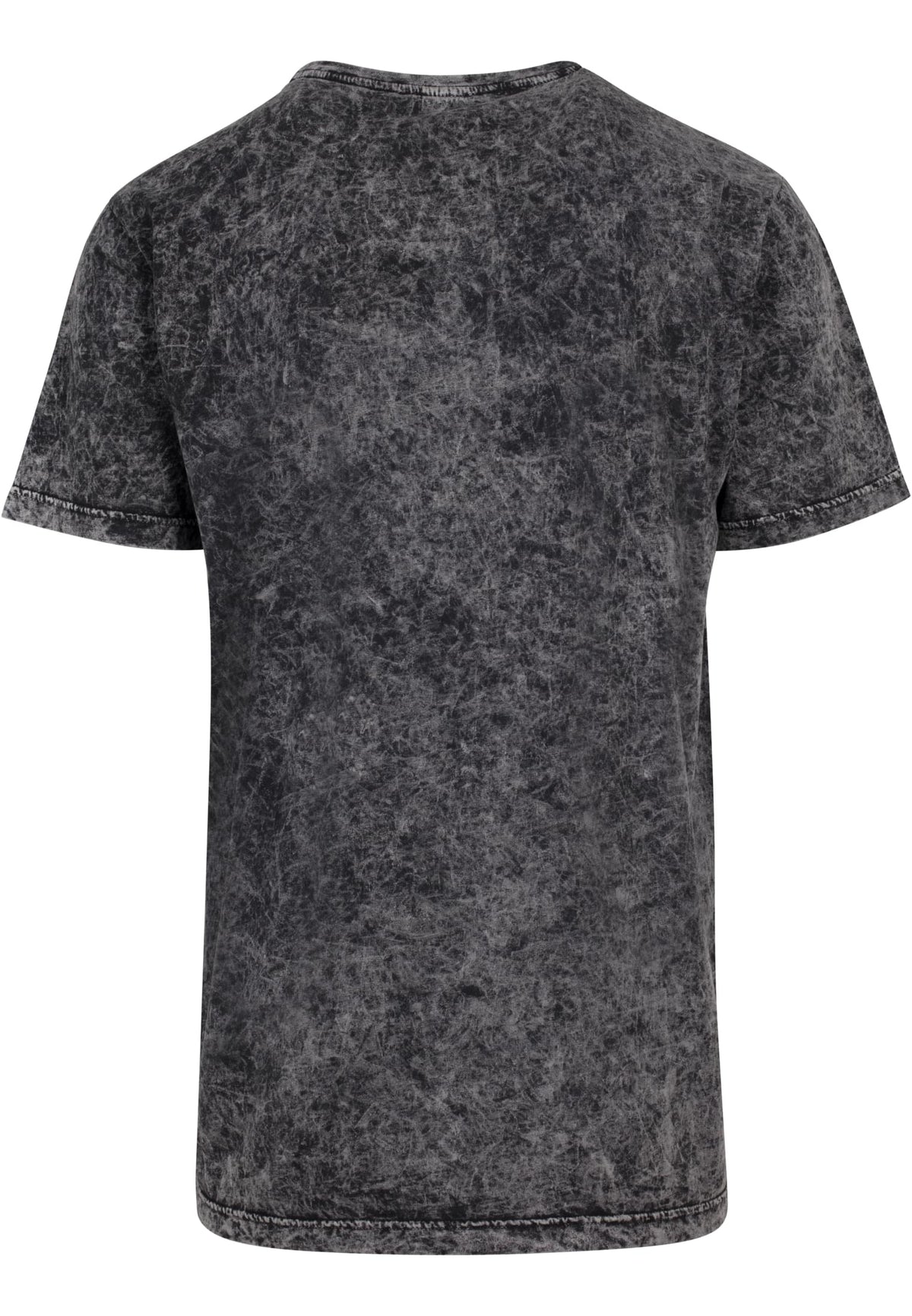 Acid Washed Tee in Dark Grey-White, Rückansicht