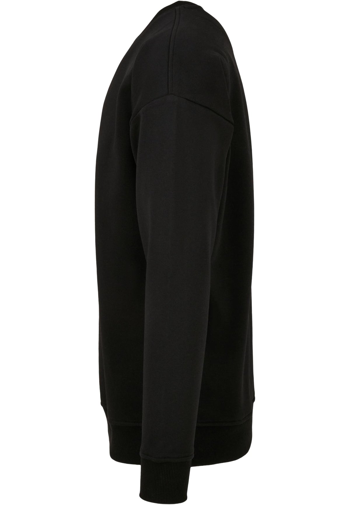 Sweat Crewneck in Schwarz, Detailansicht