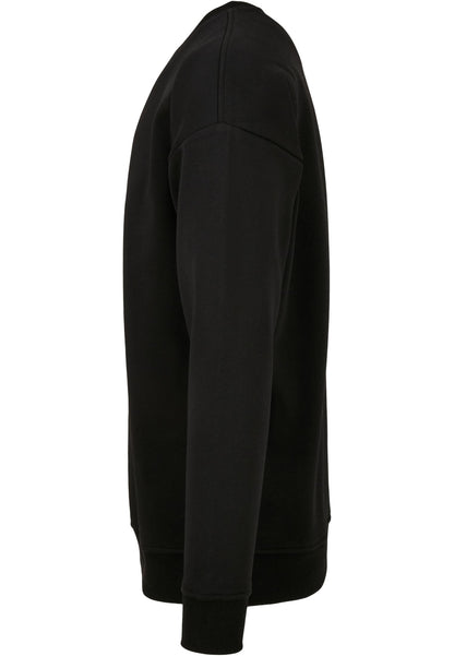 Sweat Crewneck in Schwarz, Detailansicht