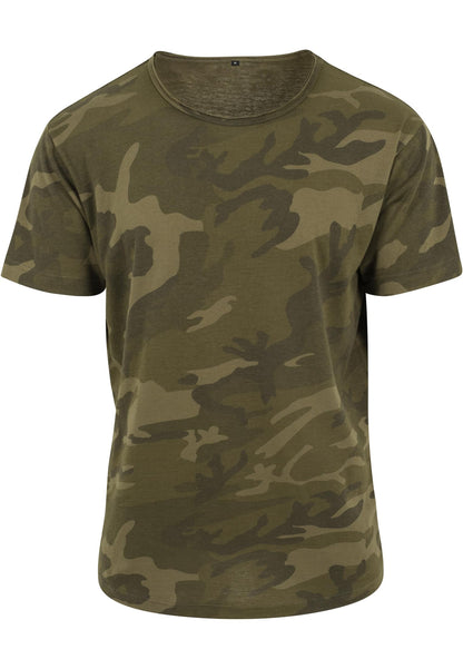 Camo Tee in Olive Camo, Vorderansicht