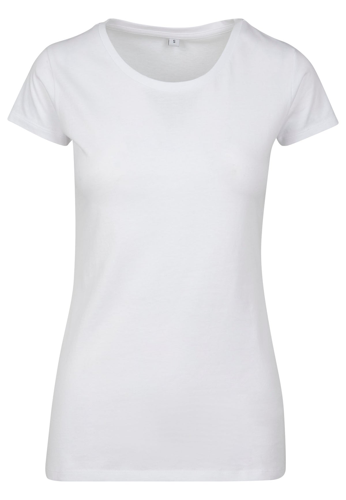 Ladies Merch T-Shirt in White, Vorderansicht