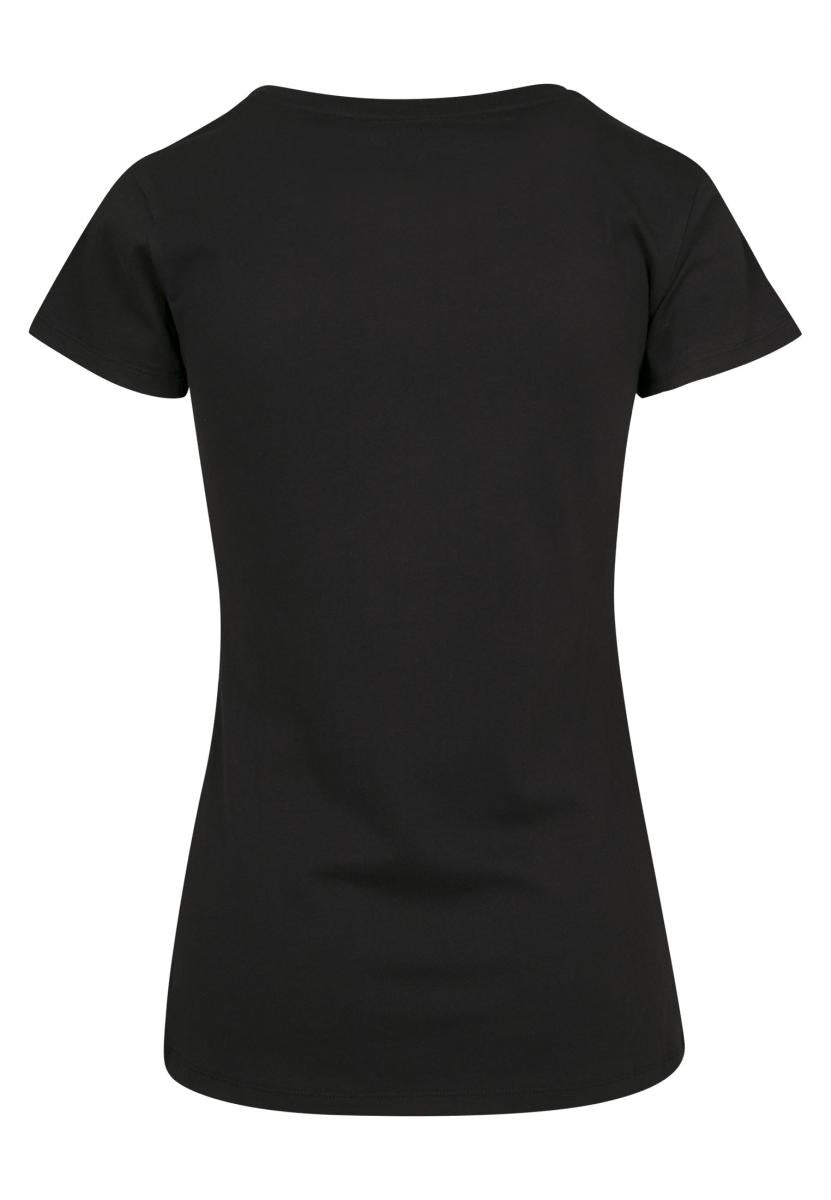 Ladies Merch T-Shirt in Schwarz, Rückansicht