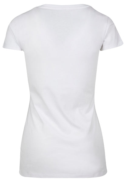 Ladies Merch T-Shirt in White, Rückansicht